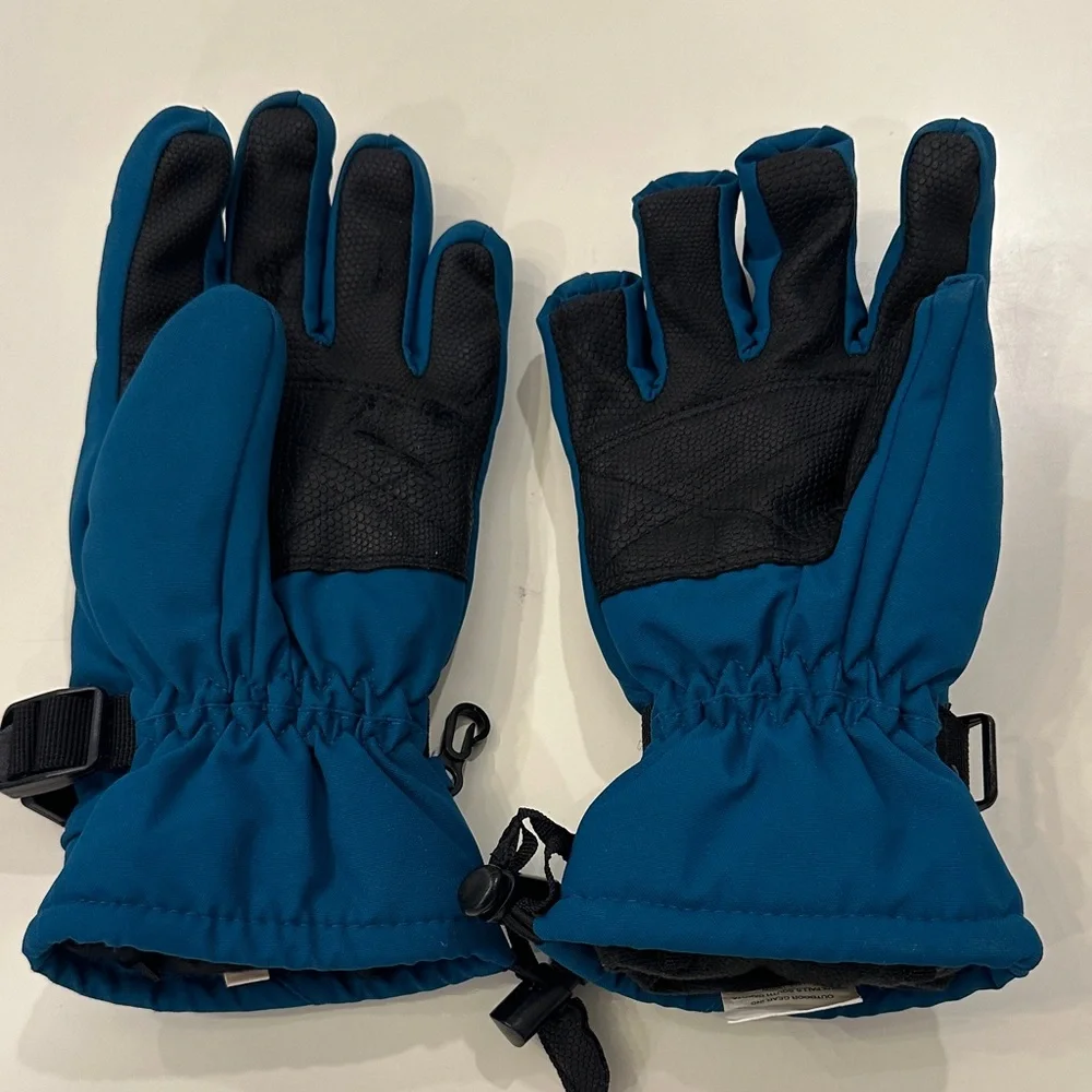 Kids Blue Mittens